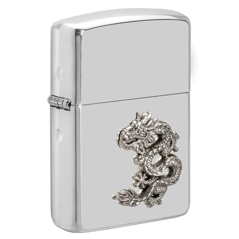 Запалка Zippo - Chinese Dragon Sterling Silver Emblem