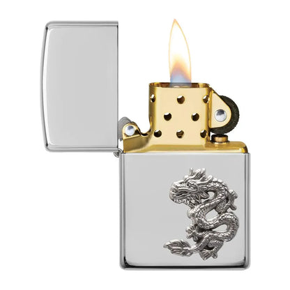 Запалка Zippo - Chinese Dragon Sterling Silver Emblem