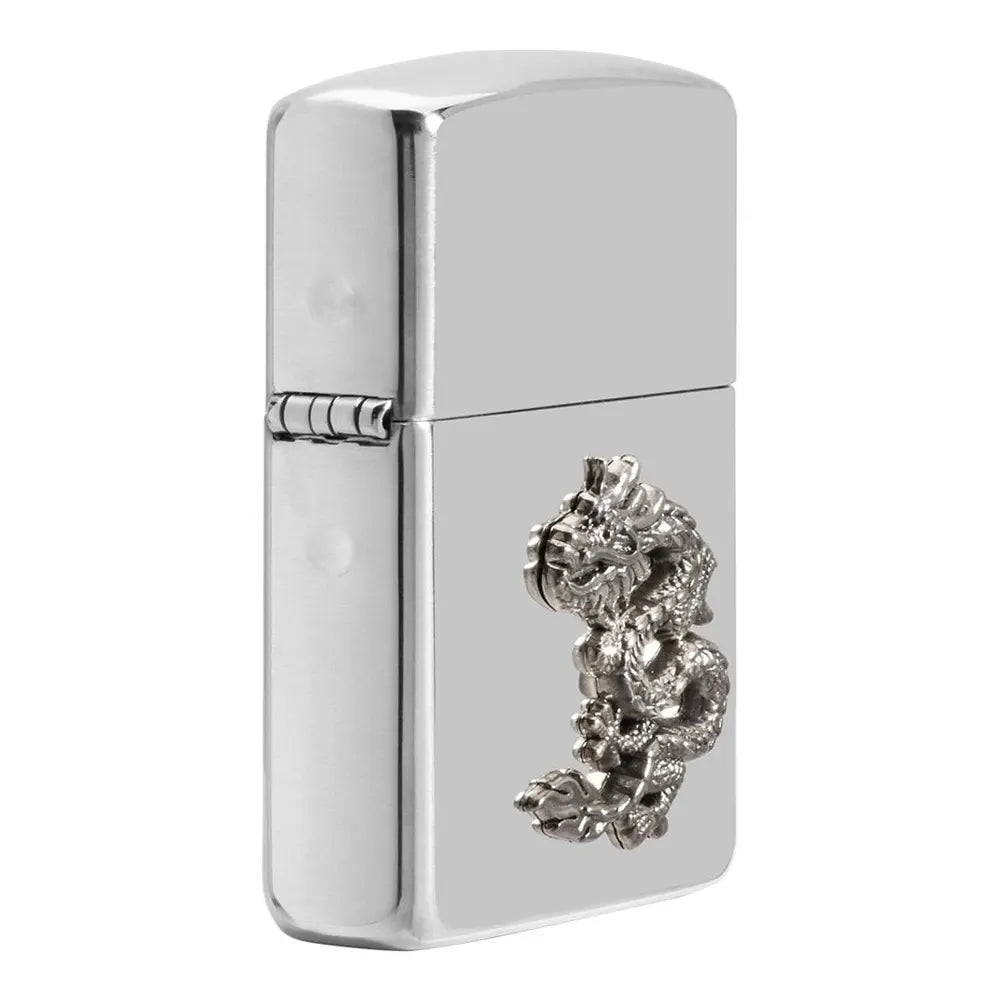 Запалка Zippo - Chinese Dragon Sterling Silver Emblem