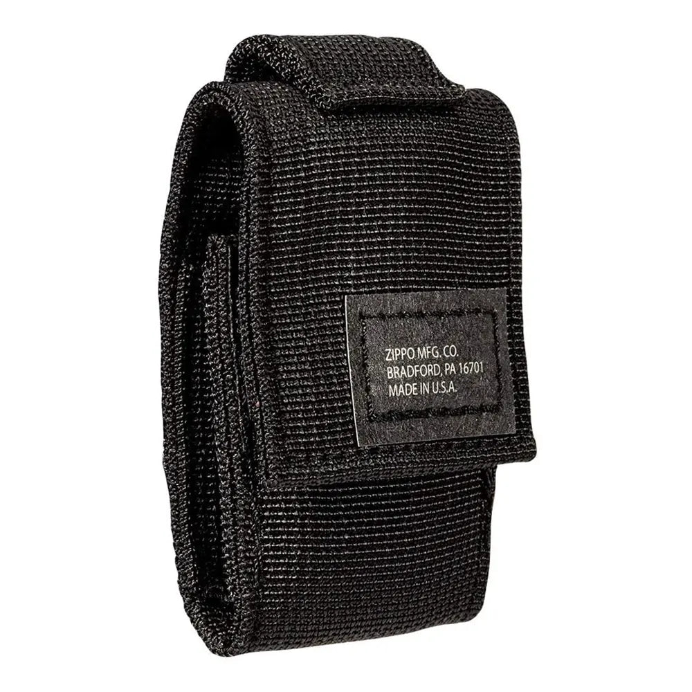 Tactical Pouch and Black Crackle™ Windproof Lighter Gift Set