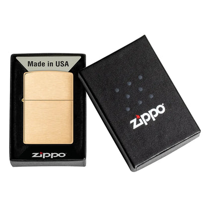 Запалка Zippo 204B Classic Brushed Brass