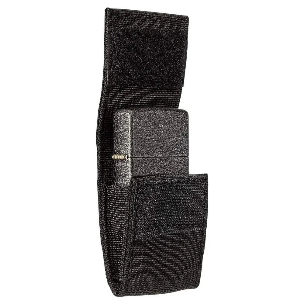 Tactical Pouch and Black Crackle™ Windproof Lighter Gift Set