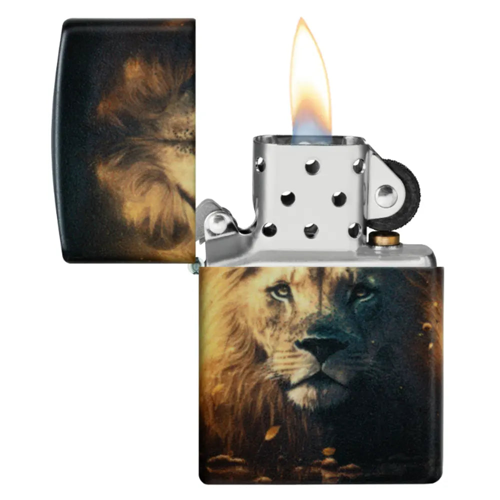 BG Zippo - Glow in the Dark Lion