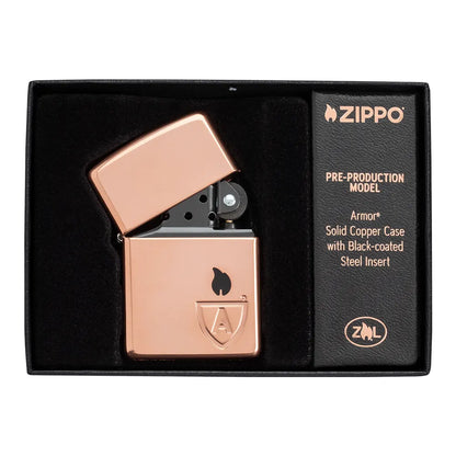 Zippo Lighter - Armor® Solid Copper Case