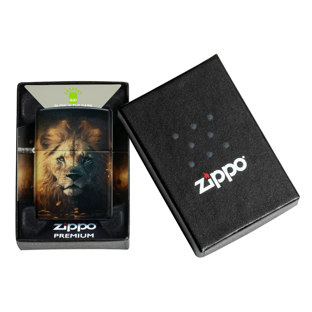 BG Zippo - Glow in the Dark Lion