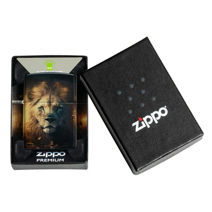 BG Zippo - Glow in the Dark Lion