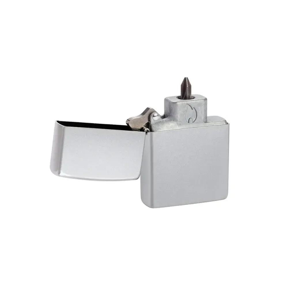 Bit Safe Screwdriver with Satin Chrome Case