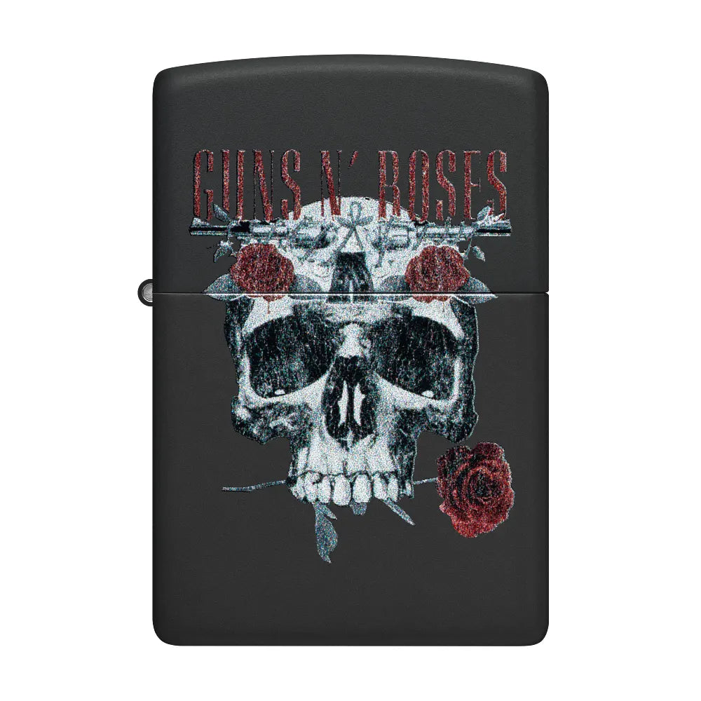 Guns N' Roses Flower Skull Design