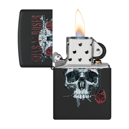 Guns N' Roses Flower Skull Design