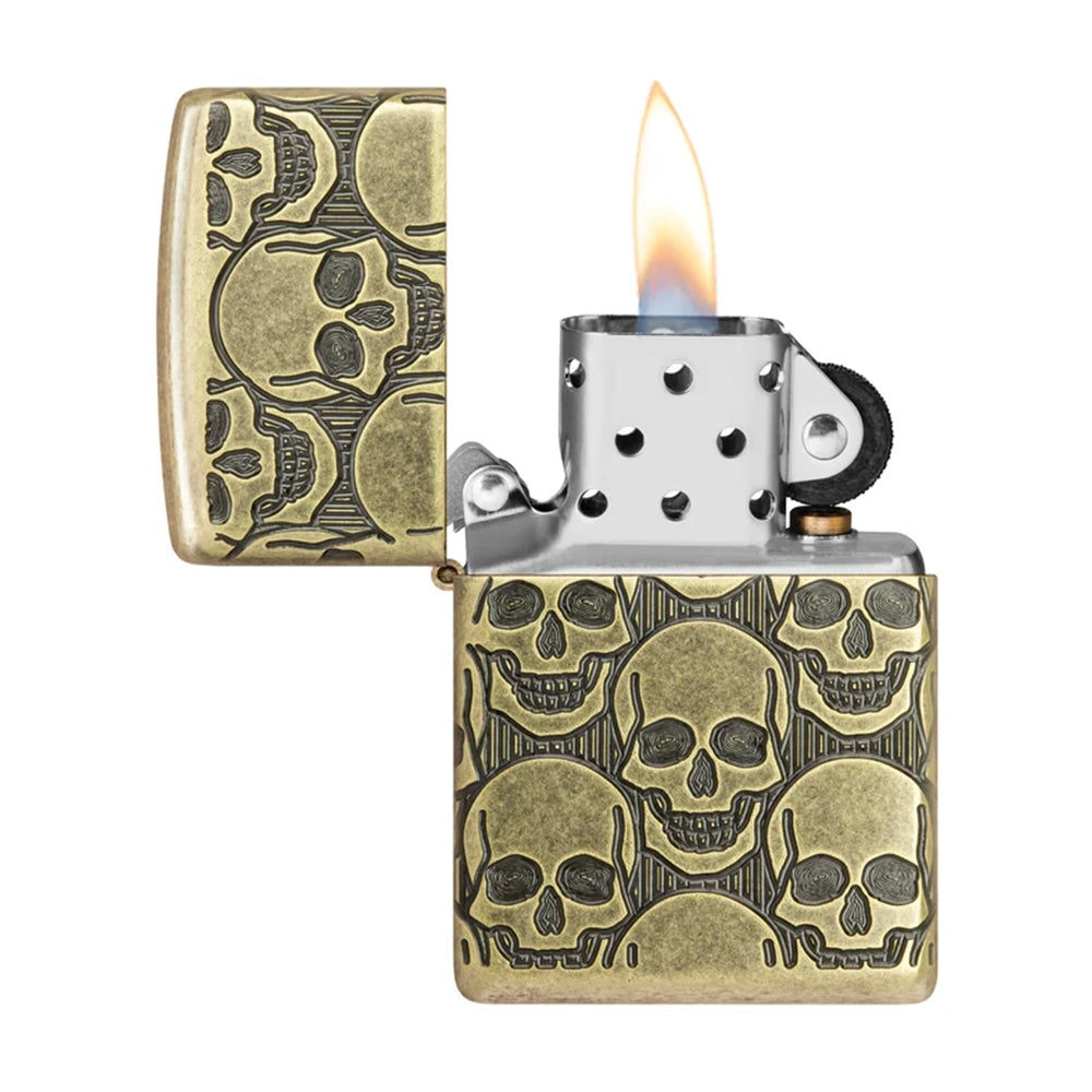 Запалка Zippo - Cackling Cranium Design