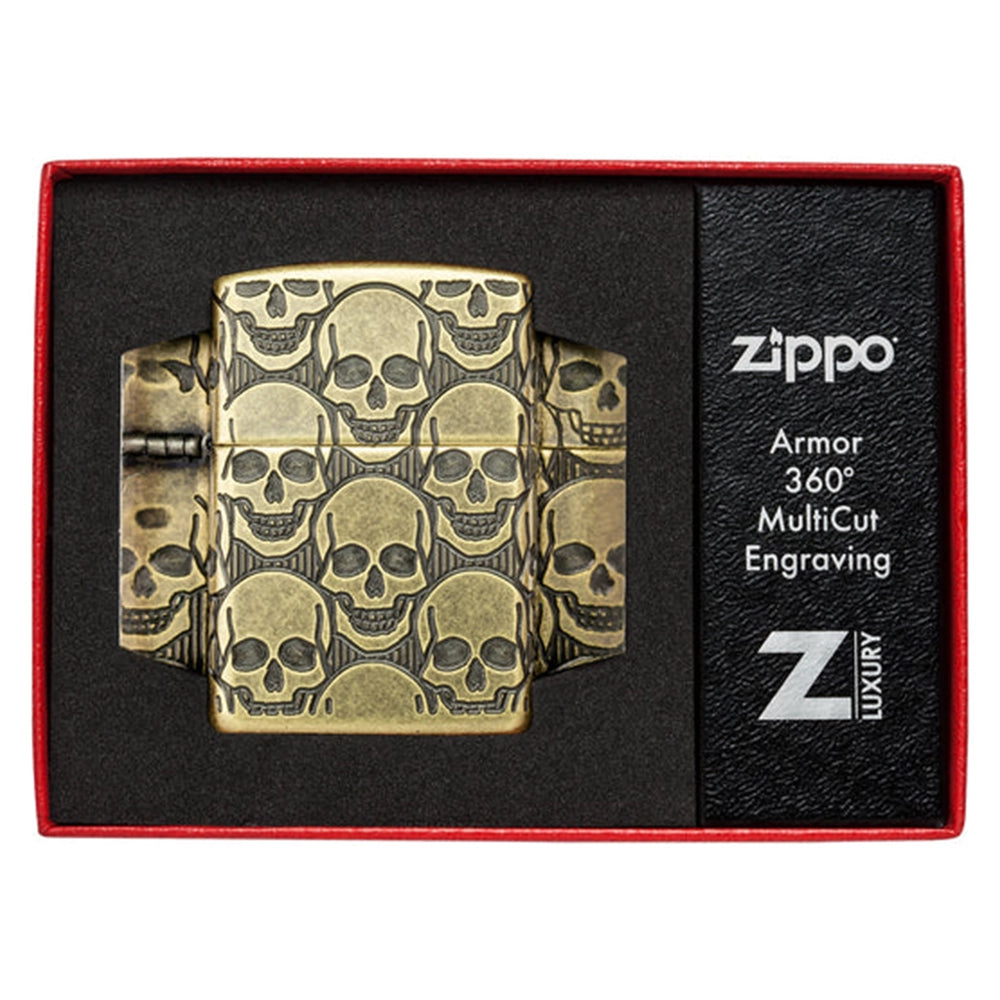 Запалка Zippo - Cackling Cranium Design