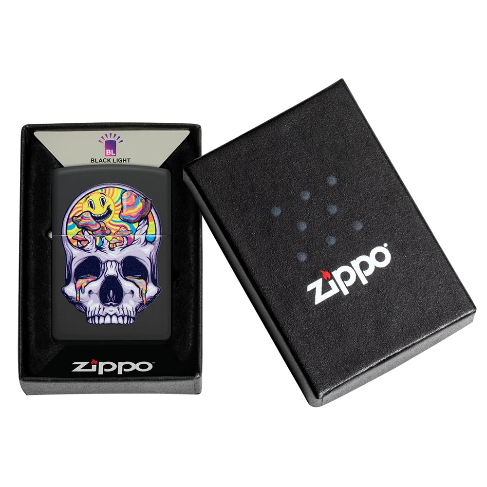 Запалка Zippo 48737 - Skull Moon Design