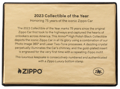 Zippo Car 75th Anniversary Collectible 2023