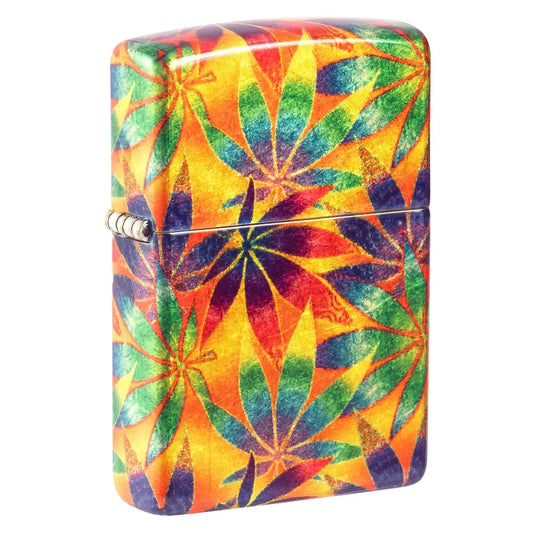 Запалка Zippo - Colorful Cannabis Design