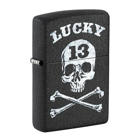 Black Crackle™ Lucky 13 Design