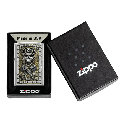 Запалка Zippo - Rick Rietveld Steampunk Skull