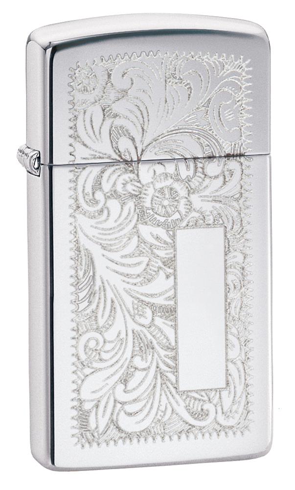 Запалка Zippo 1652 Slim® Chrome Venetian®