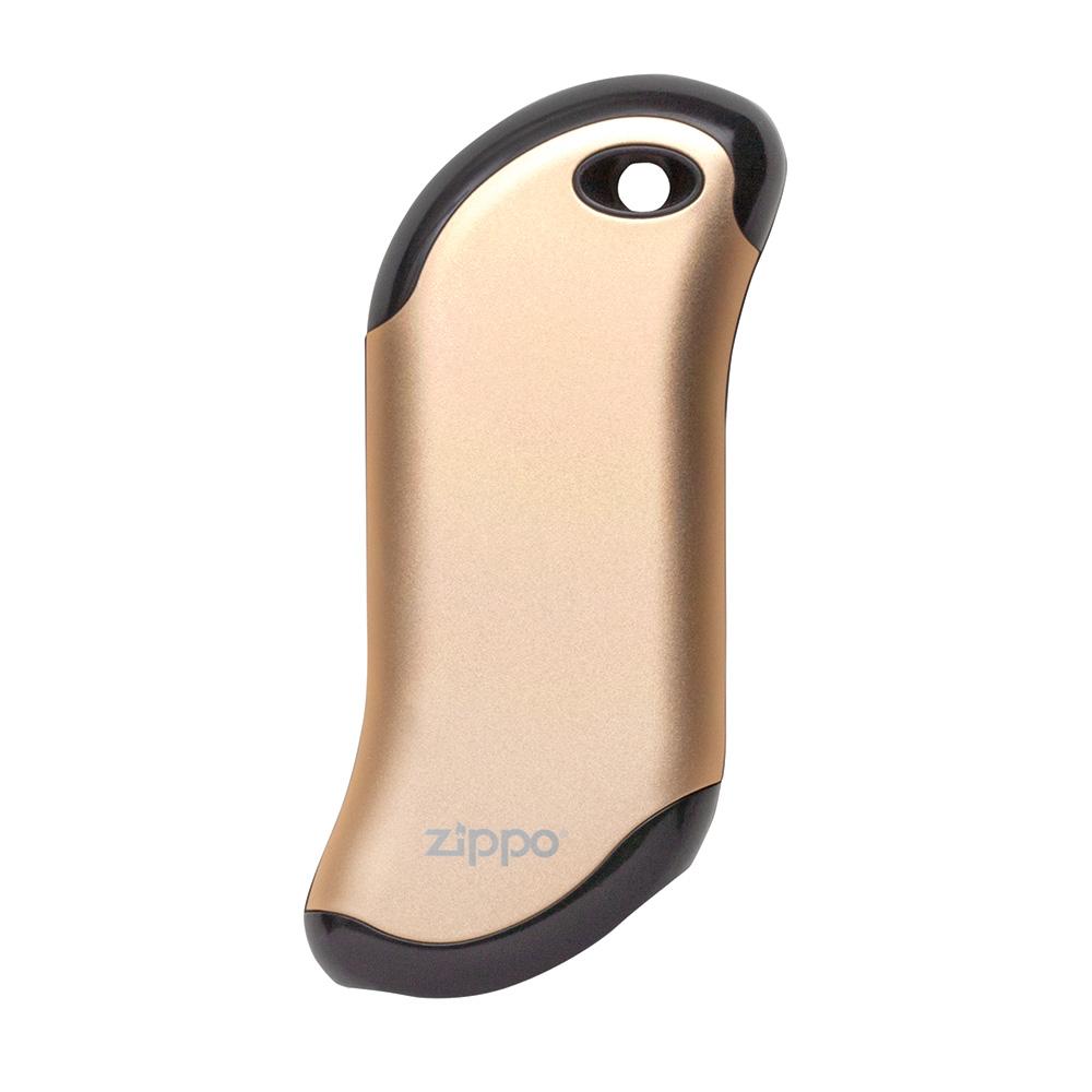 Zippo Front of Golden HeatBank 9s Rechargeable Hand Warmer