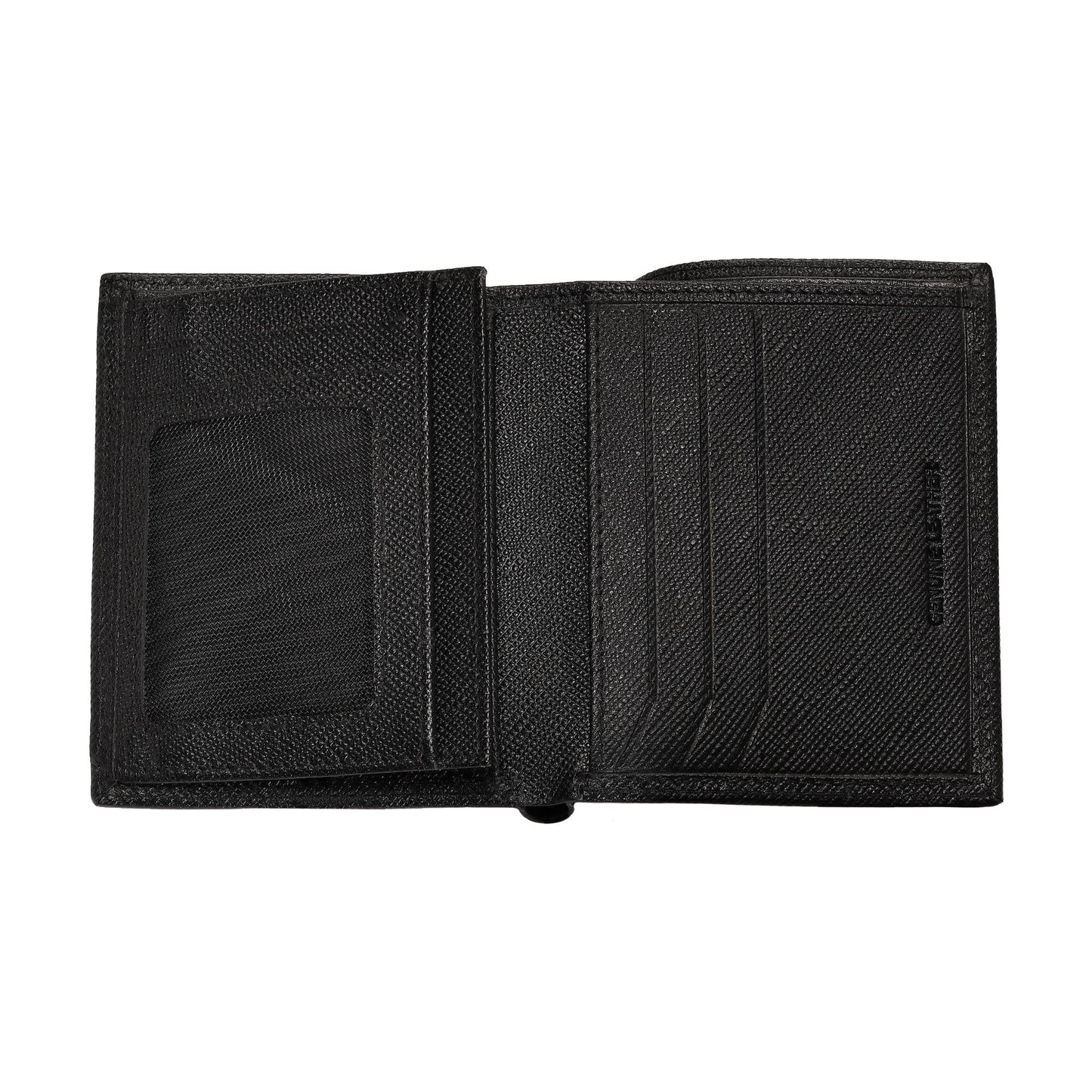 Saffiano Tri-Fold Wallet Open