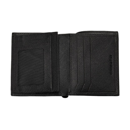 Saffiano Tri-Fold Wallet Open