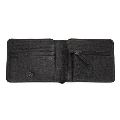 Saffiano Zipper Wallet Open 