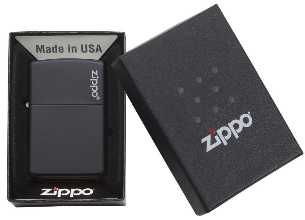 218ZL, Black Matte with Zippo Logo, Classic Case