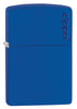 229ZL, Royal Blue Matte with Zippo Logo
