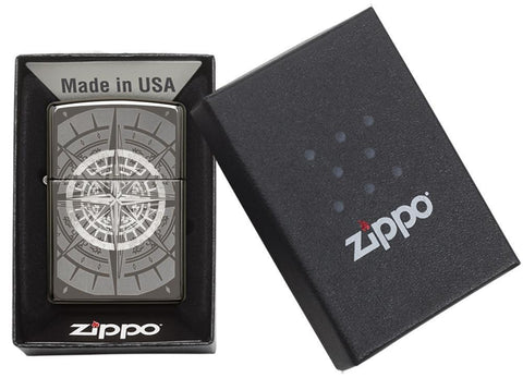 Запалка Zippo 29232 Black Ice® Compass