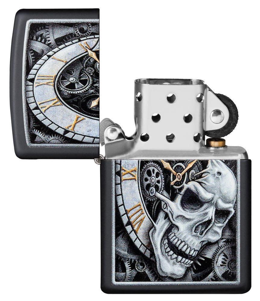 Skull Clock Design Lighter