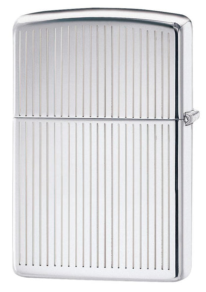 Запалка Zippo 350 Polished Chrome Stripes