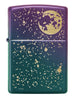 Front of Starry Sky Design Iridescent Windproof Lighter