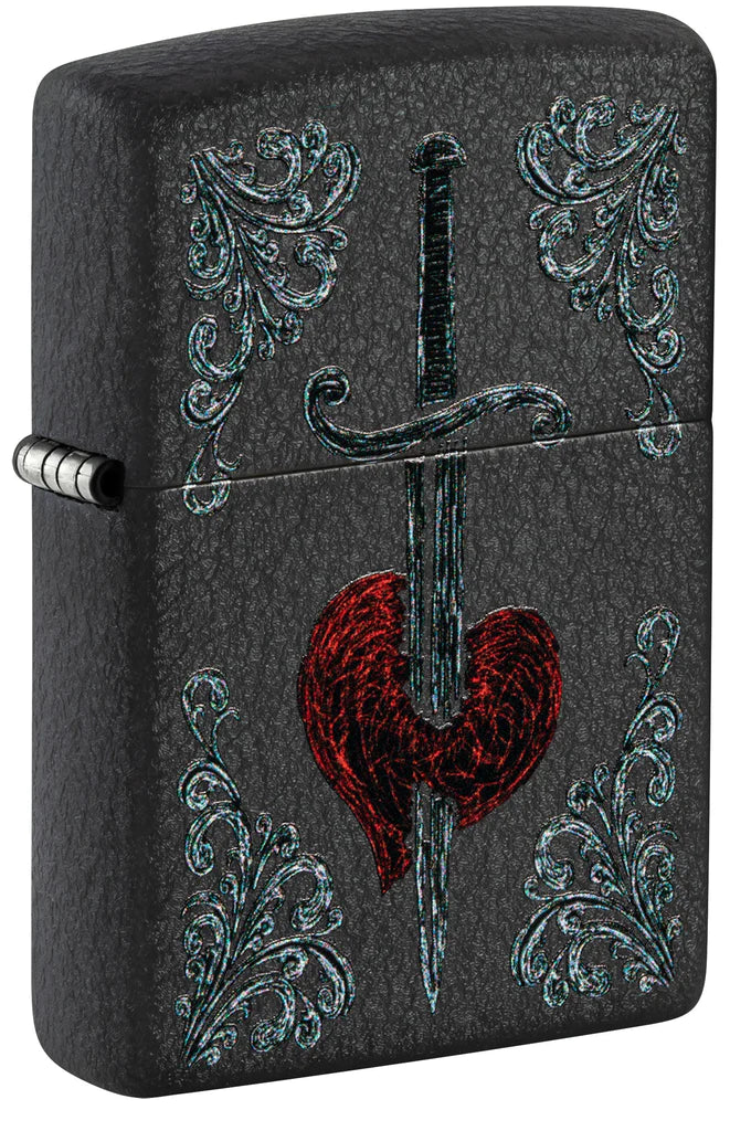 Запалка Zippo 48617 - Heart Dagger Tattoo Design