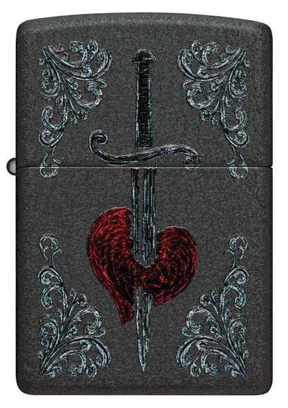 Запалка Zippo 48617 - Heart Dagger Tattoo Design