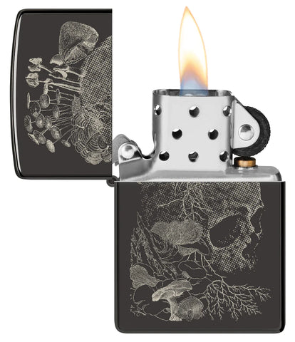 Запалка Zippo 48590 - Skull Mushroom Design