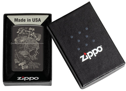 Запалка Zippo 48590 - Skull Mushroom Design