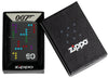 James Bond 007™ 60th Anniversary Black Matte Windproof Lighter in its packaging.